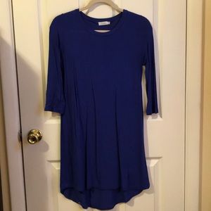 TOBI Blue Midi 3/4 Sleeve Dress
